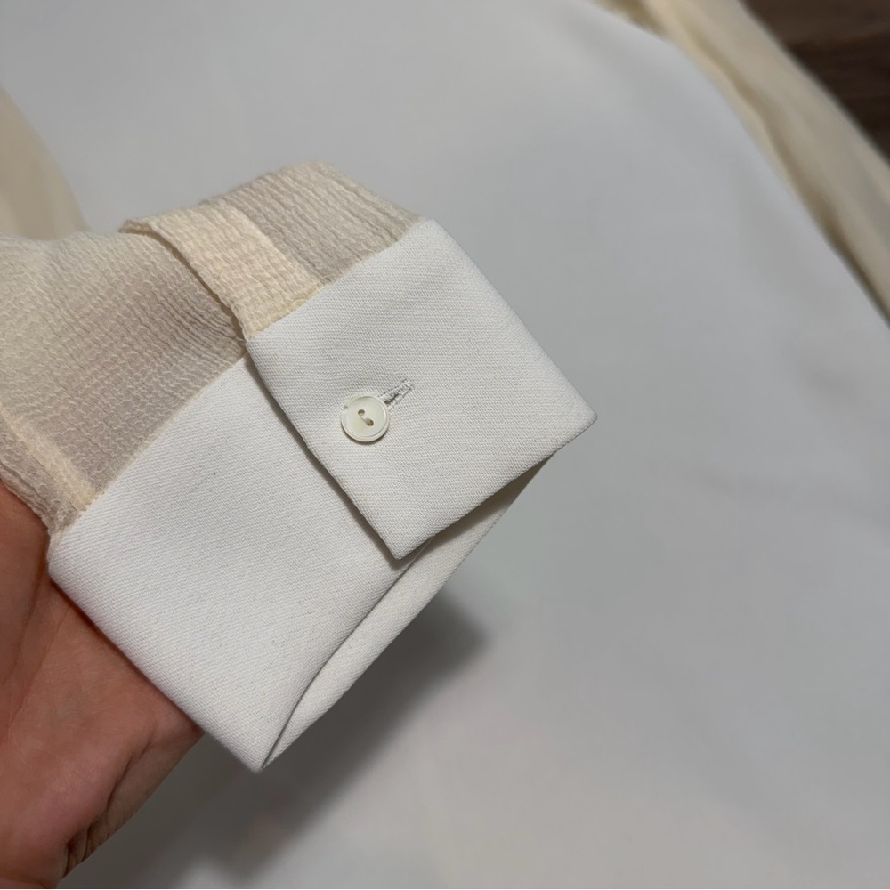 THEORY Changement Toska C mesh top / blouse- WORN ONCE - Picture 4 of 8